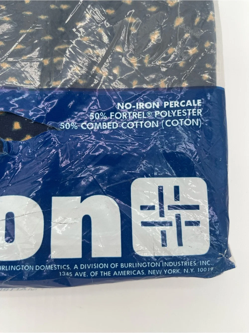 Anne Klein Lion Twin Fitted Sheet – Designer Linens Vintage 1970’s Burlington